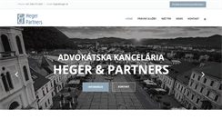 Desktop Screenshot of heger.sk